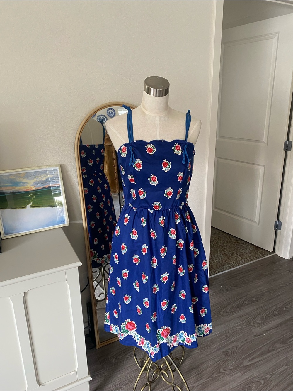 Vintage 1960s/1970s Altogether Fashions Floral Dress